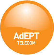 Adept Telecom Brand Logo