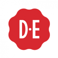 D.E Brand Logo