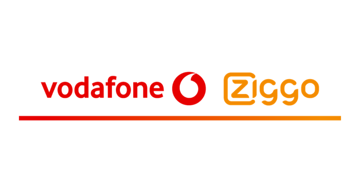 Vodafone ziggo Brand Logo